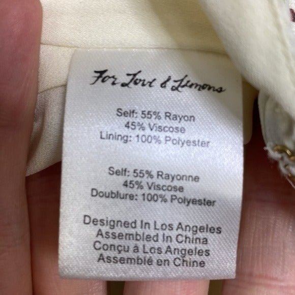 SOLD For Love & Lemons Cherry Print Jumpsuit - Picture 6 of 8